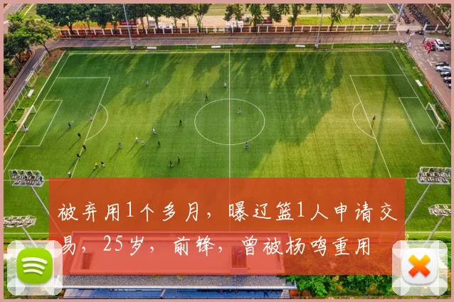 被弃用1个多月，曝辽篮1人申请交易，25岁，前锋，曾被杨鸣重用